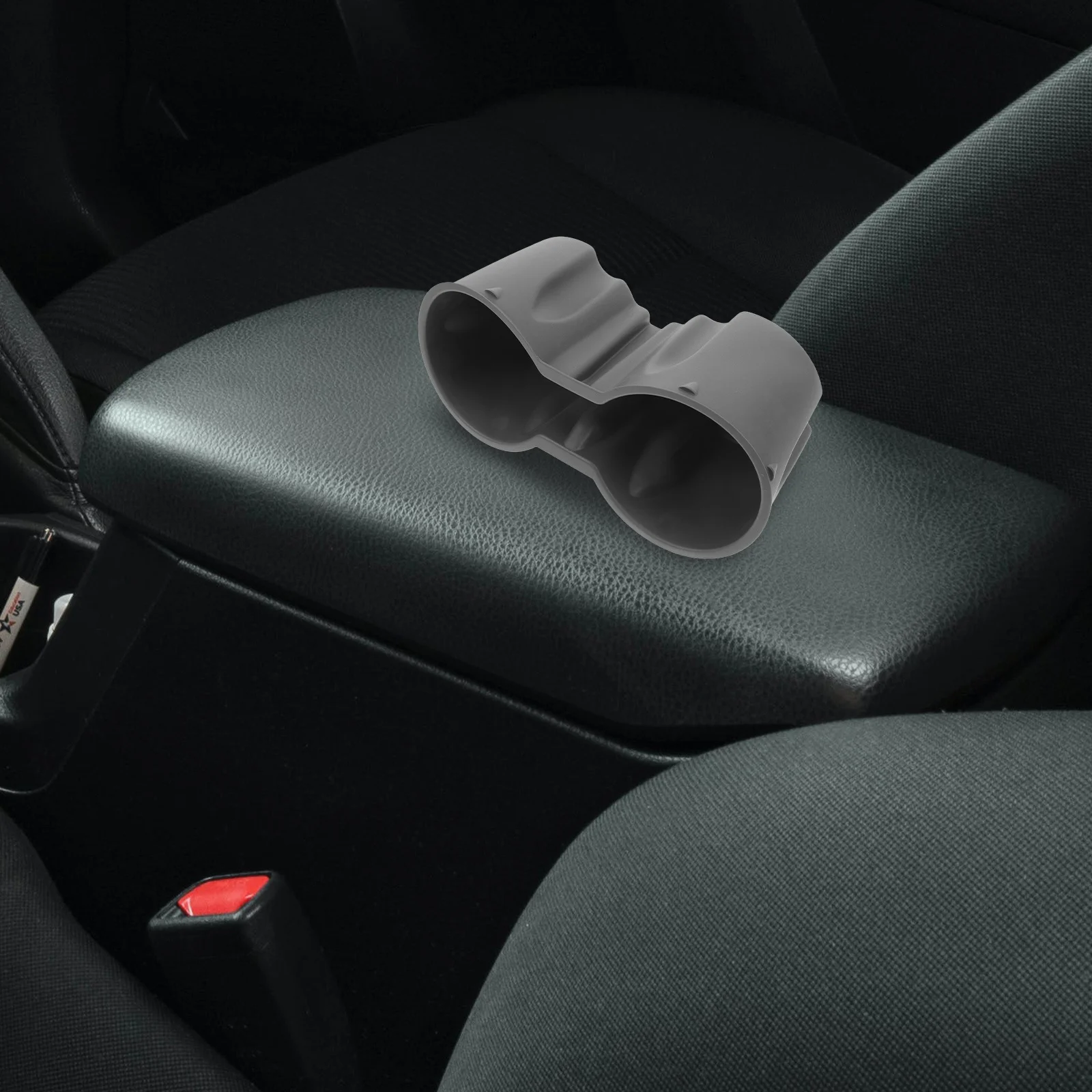 

Universal Car Cup Holder Insert Center Console Non-Slip Base Durable Plastic Beverage Rack For Vehicles Compatible With Tesla