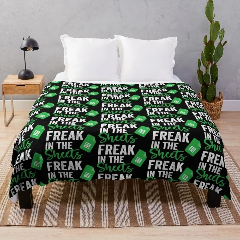 FREAK IN THE SHEETS Throw Blanket Luxury Throw Decoratives Heavy Blankets