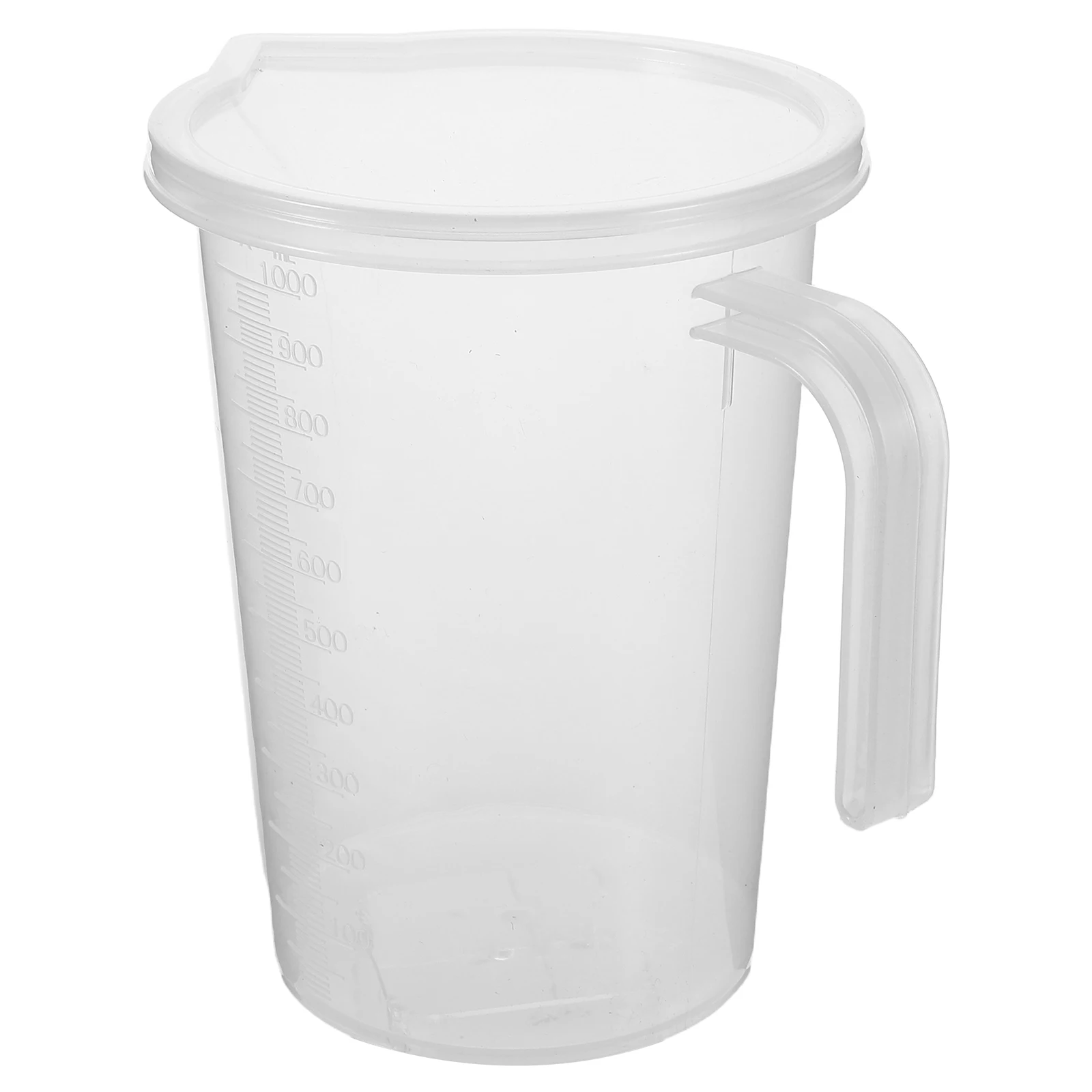 

1000Ml Engine Oil Measuring Jug Transparent Durable Plastic Accurate Level Indicator For Car Maintenance Oil Dispenser Nonslip