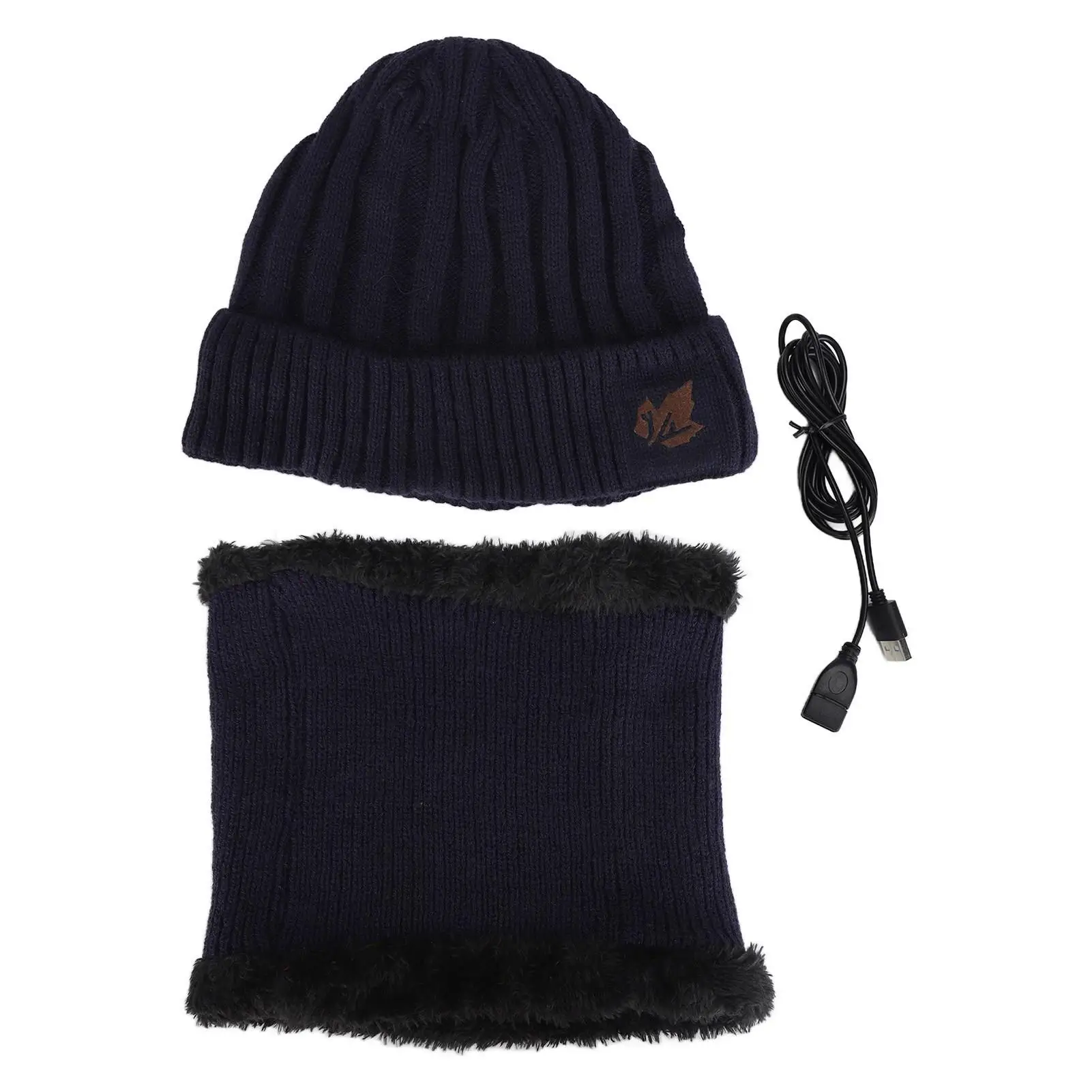 

Heated Beanie Hat USB Powered Warm for winter for snowboarding Skiing Outdoor Activities