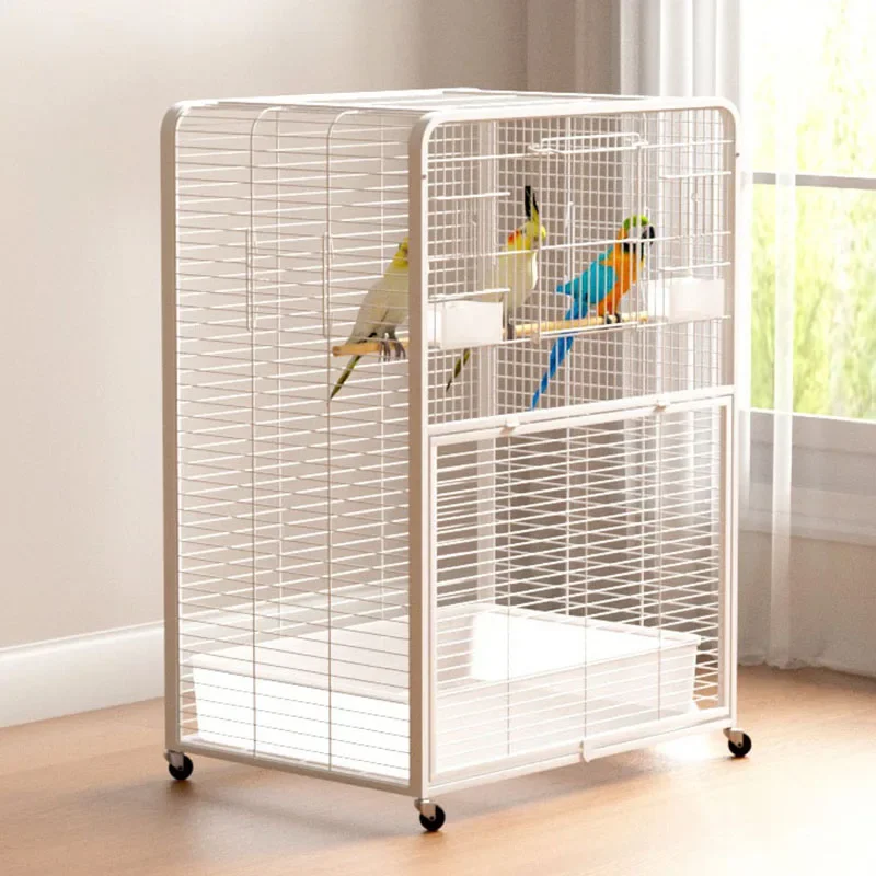 Animal Breeding Bird Cages Perch Aviary Carrier Accessories Feeder Large Stand Bird Cages Budgie Accesorios Aves Pet Products