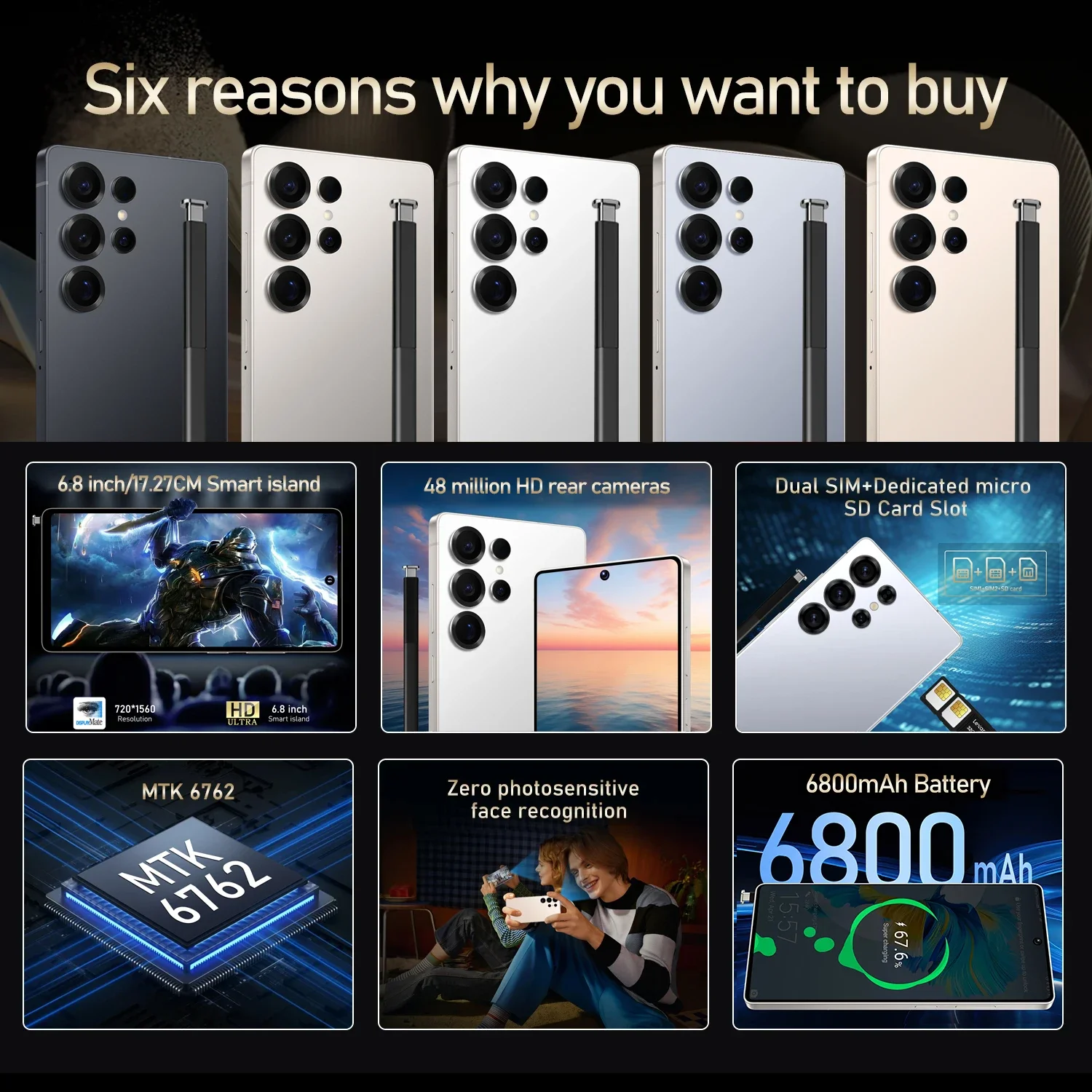 الإصدار العالمي S25 Ultra للهاتف الذكي Android، 6.8 بوصة، ذاكرة وصول عشوائي 12 جيجابايت، ذاكرة قراءة فقط 512 جيجابايت، شريحة اتصال مزدوجة، هاتف محمول، متجر جوجل بلاي، 24+48 ميجابكسل، 6800 مللي أمبير في الساعة