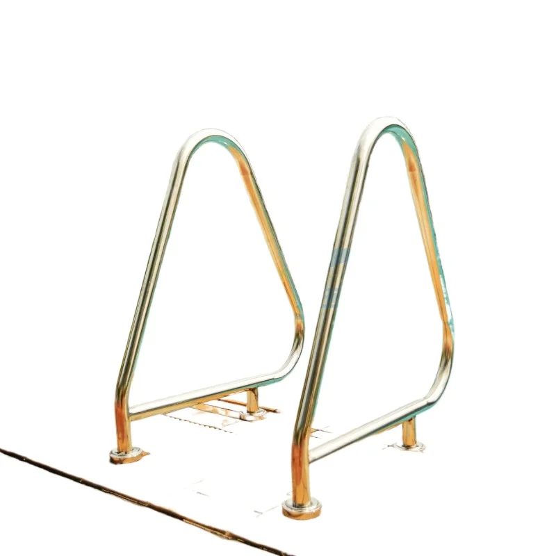 304 Stainless Steel Swimming Pool Handrail Underwater Ladder Escalator Rail For Villa Pool
