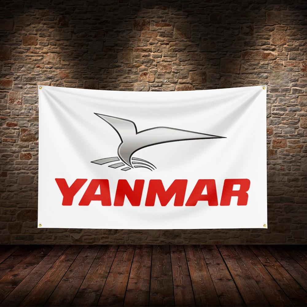 

3x5 Ft Y-Yanmars Flag Polyester Printed Mechanlcal Flags for Room Garage Decor