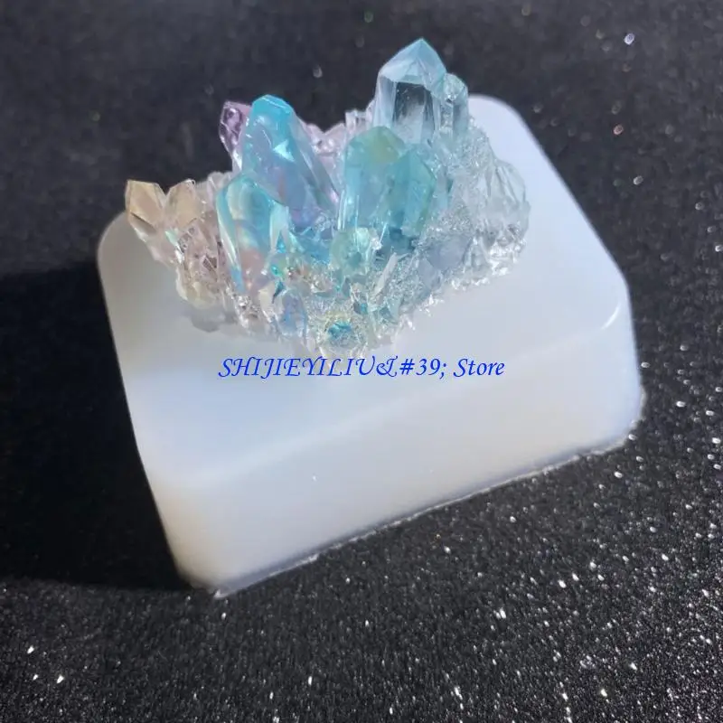 

E21F Crystal Cluster Mold Epoxy Resin Mold Silicone Mould DIY Crafts Epoxy Mold Handmade Ornaments Jewelry Resin Casting Mold