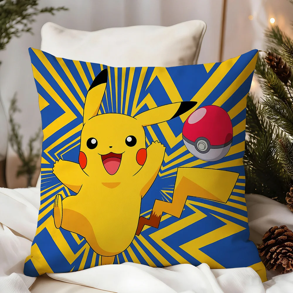 P-Pika Q-Chu Ornamental Pillows For Living Room Pillow Cove…