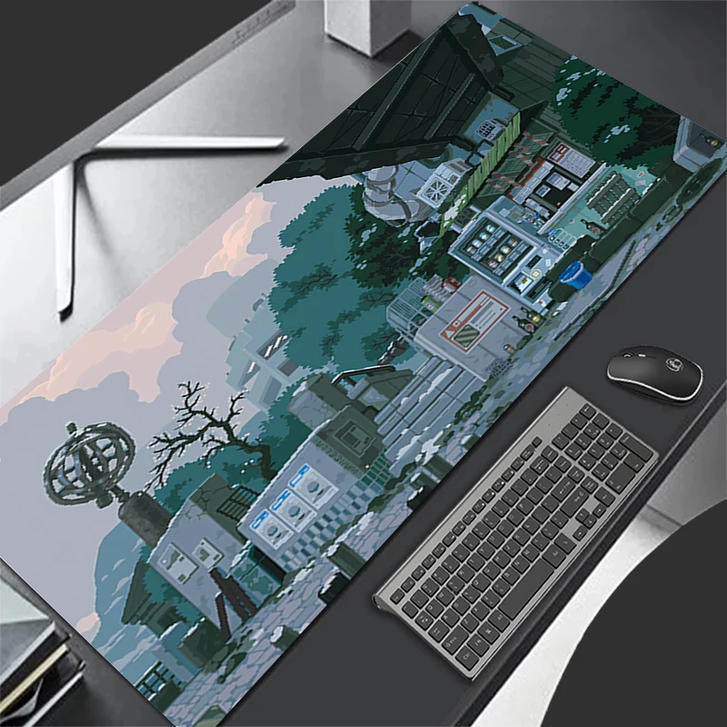 Mousepad Pattern Game Pad Rubber Anime Mouse Pad PC Accessories Desk Mat Non Slip Office Table Mat Pixel Art Gamer Keyboard Pad
