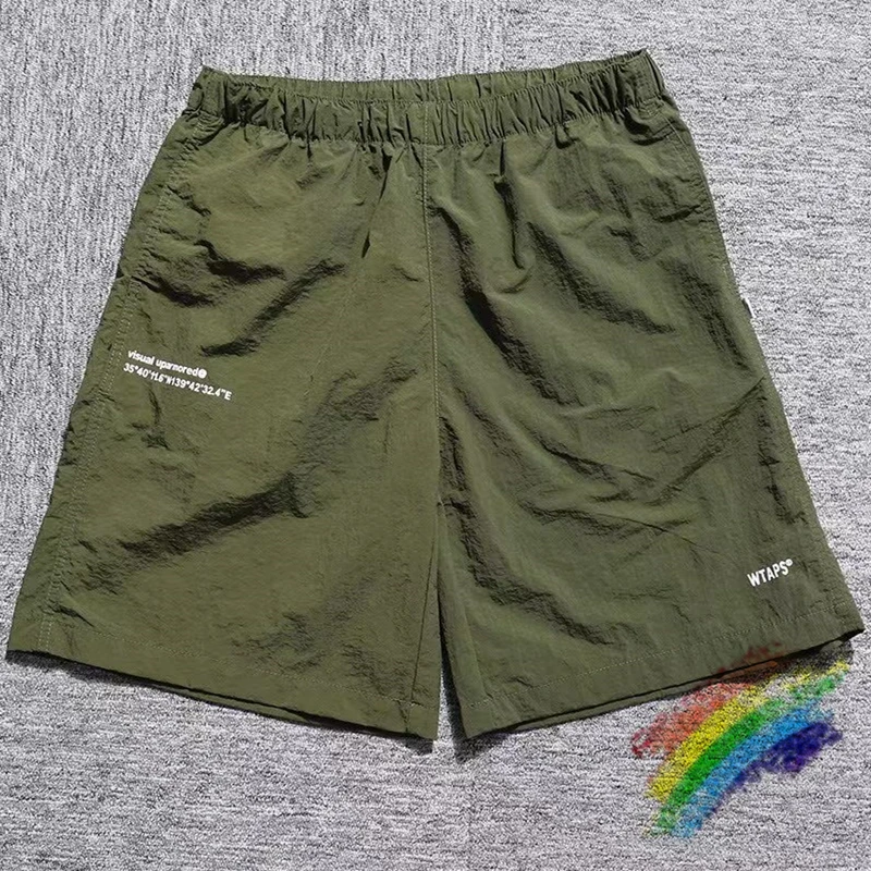 

2024ss WTAPS Shorts Men Women Best Quality Waterproof And Quick Drying Drawstring Shorts