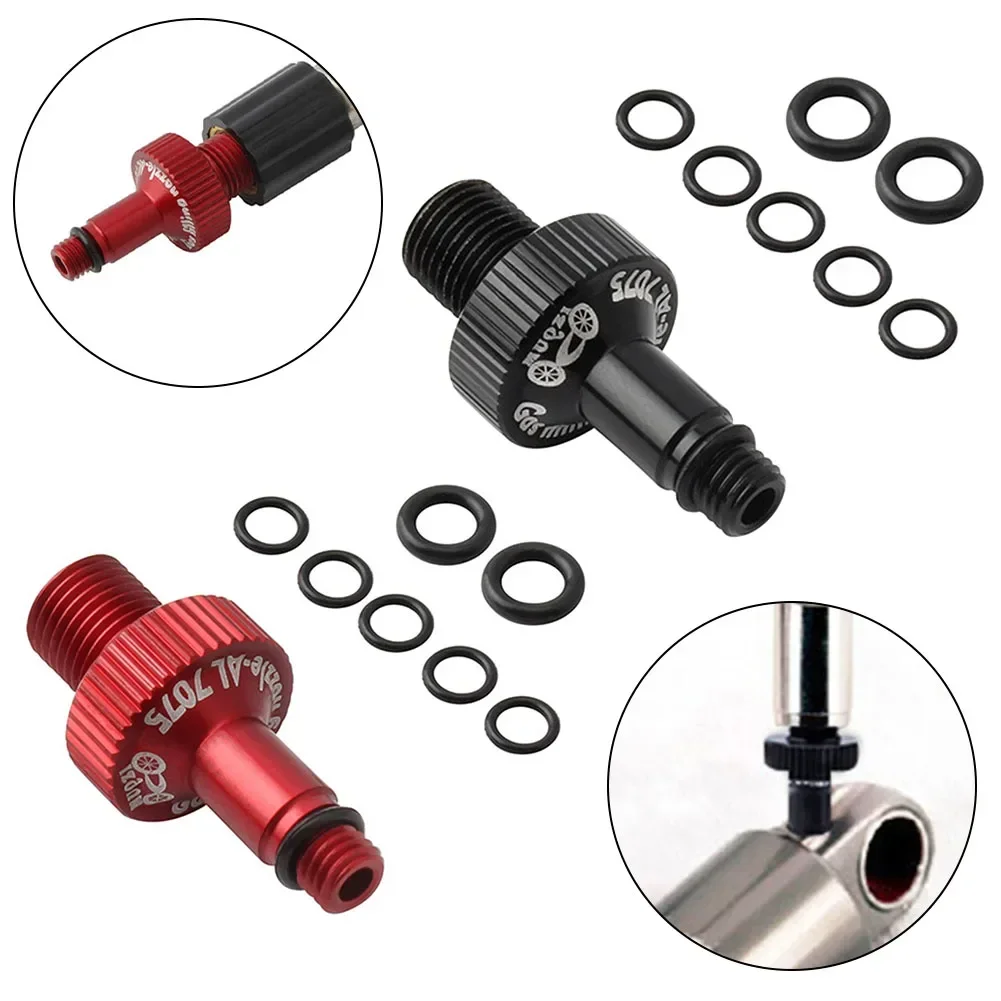 MTB Bike Suspension Conversion Nozzle Rear Shock Converter Valve Gas Nozzle Adapter Repair Tools Bicycle Accessories