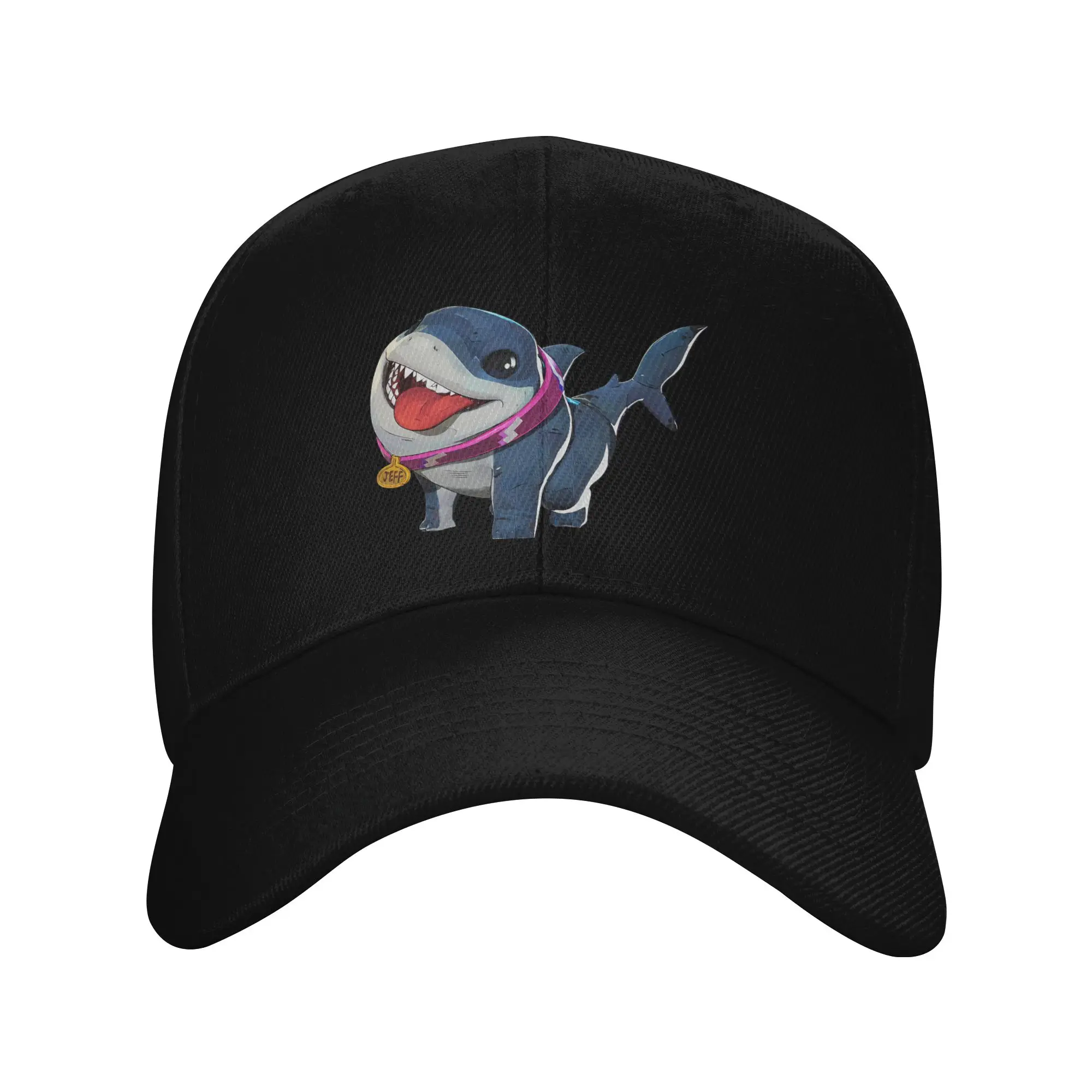 Jeff the Land Shark Trendy Baseball Cap Rv Travel Hip Hop Cap Sun Hat