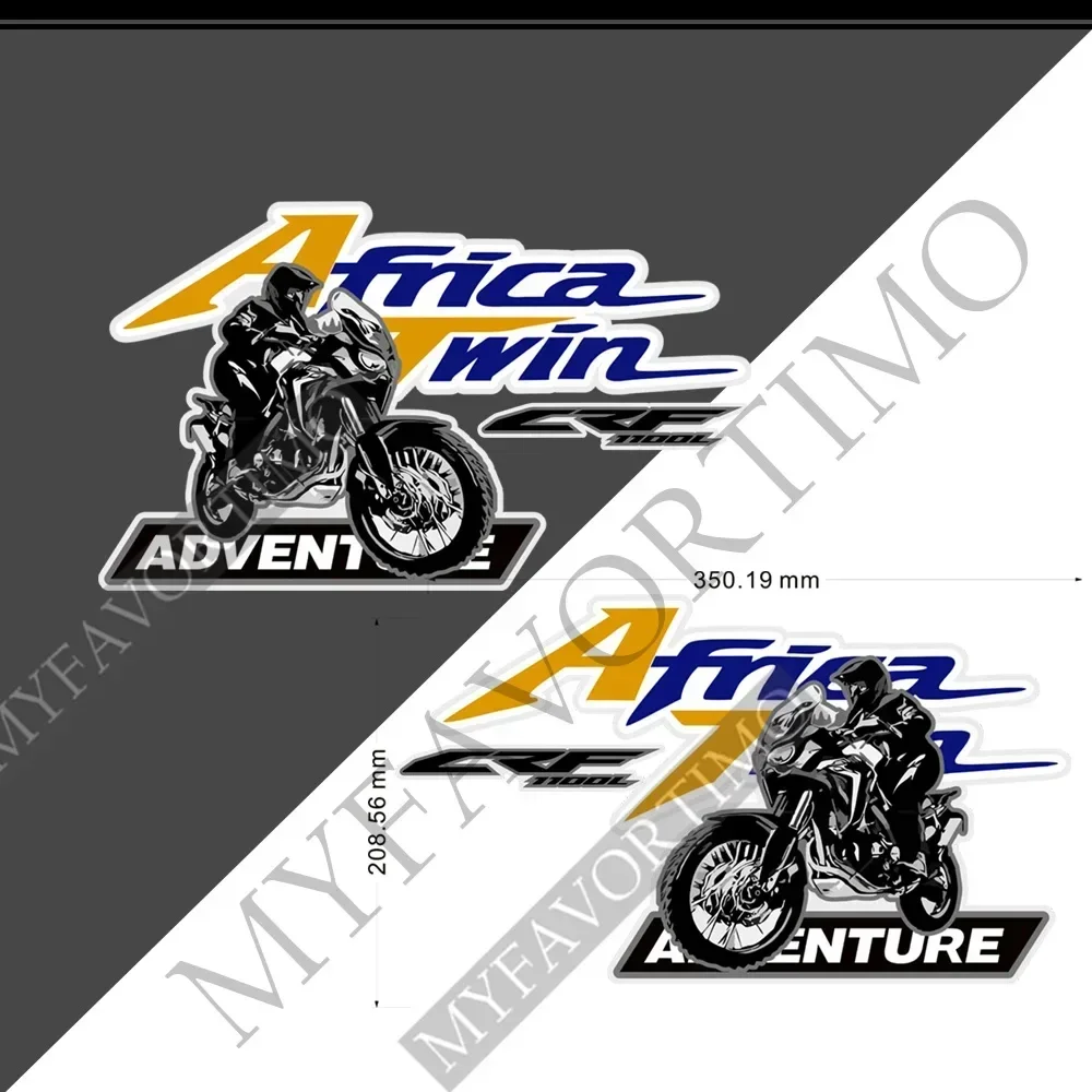 Fit Honda Africa Twin CRF1100L CRF 1100 Stickers Decal adhesive 2019-2022 Aluminium Box Kit Trunk Cases Panniers Luggage