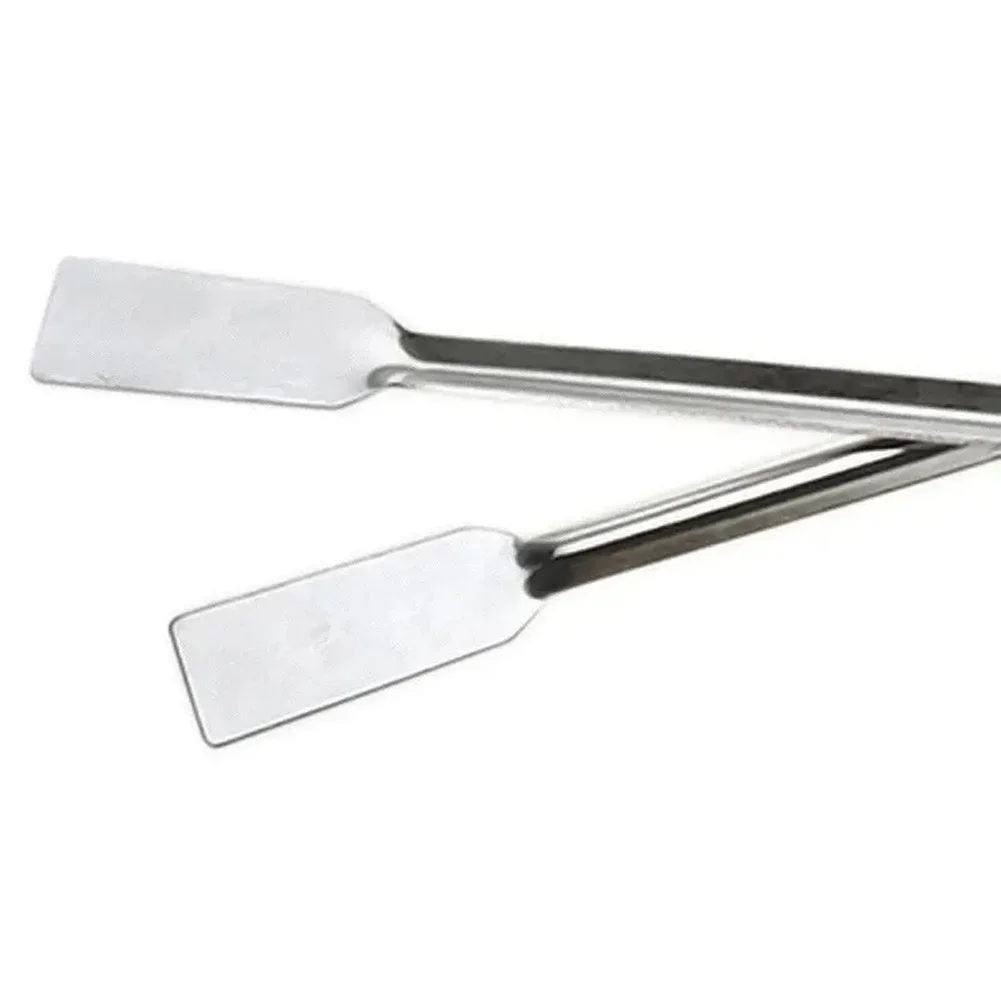 2Pcs Stainless Steel Lab Sampling Spoon Spatula 20cm Double End Reagent Drug Spoon Chemistry/Medical/Dental Experiment Hand Tool