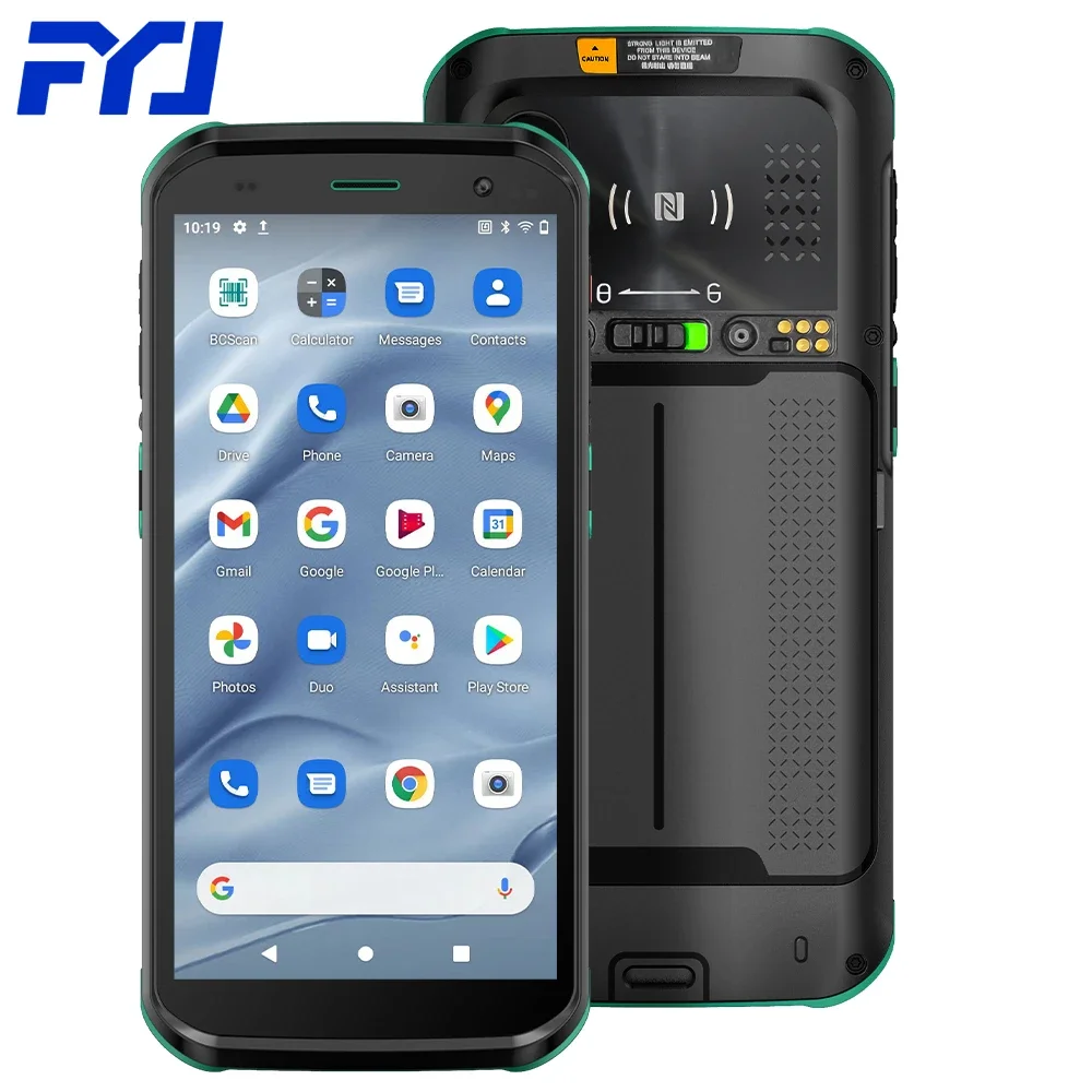 FYJ F9825 8-Core 4+64G IP68 Manufacturer Ruggedized Wireless Handheld PDA 1D 2D qr Barcode Scanner Stock Mobile Data Terminal