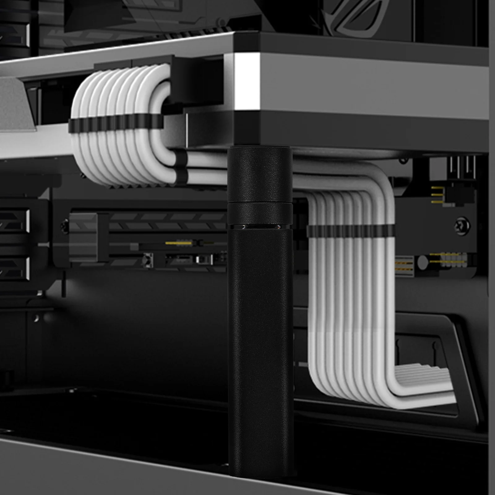 دعامة دعم بطاقة الرسومات GPU لمنع الترهل، سهلة التركيب، تصميم أنيق ومقاوم للتآكل، دعم بطاقة الرسومات