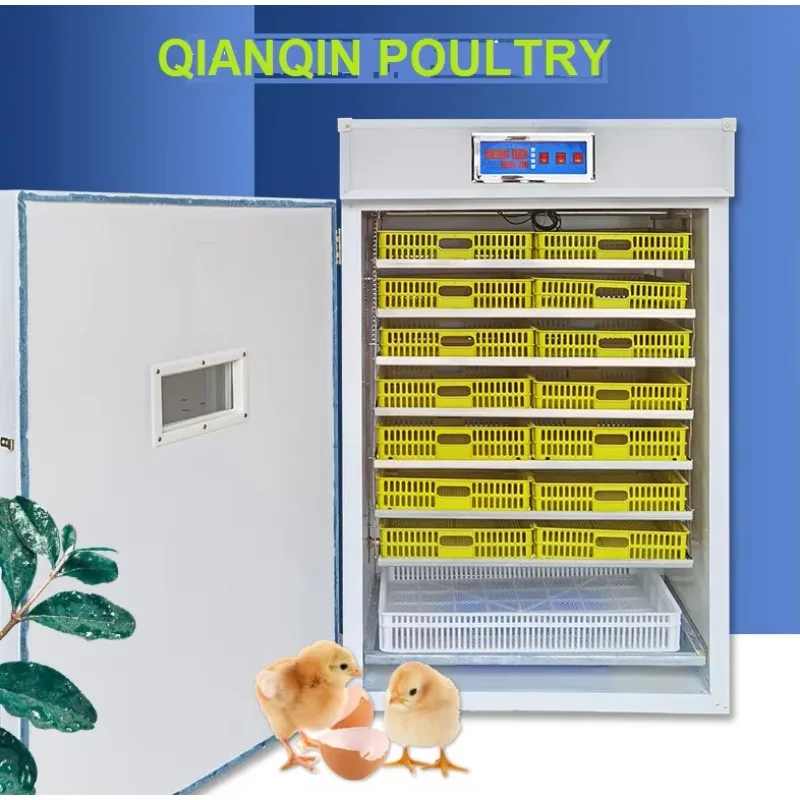 

20/24/36/56/96/112 Eggs Qianqin Chicken Egg Incubator Full-automatic Poultry Egg Incubator