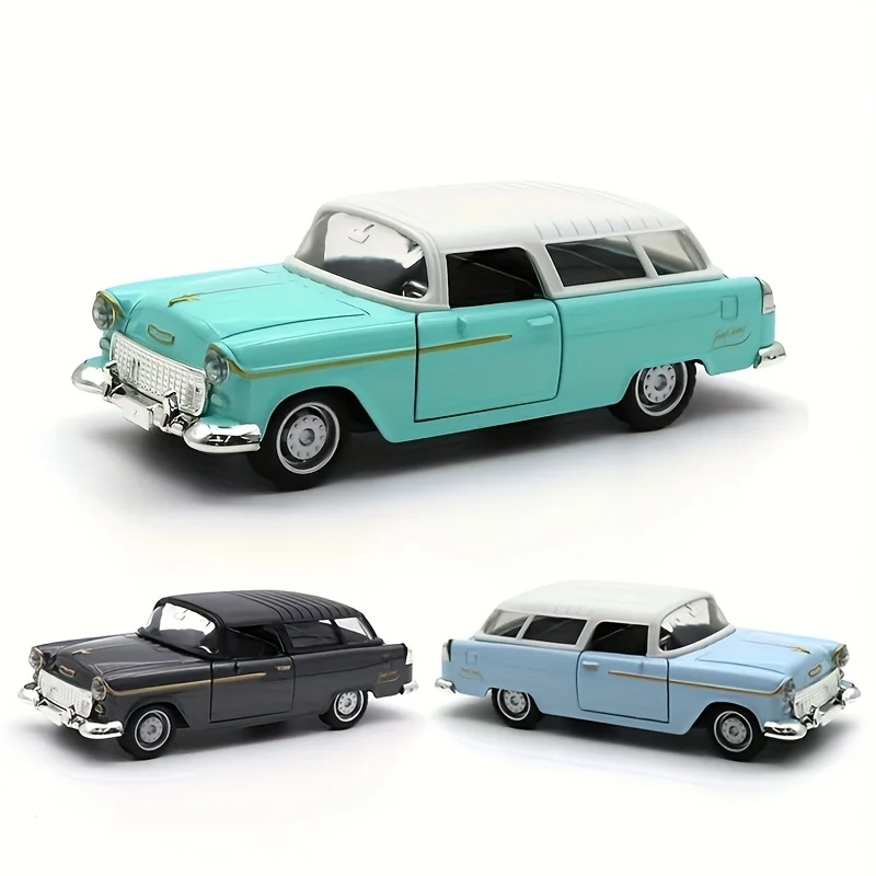 

Simulation 1:36 Alloy Retro Classic Car Model Children's Toy Car Ornament Pull Back Car Double Door Can Open for Kids Gifts Toy