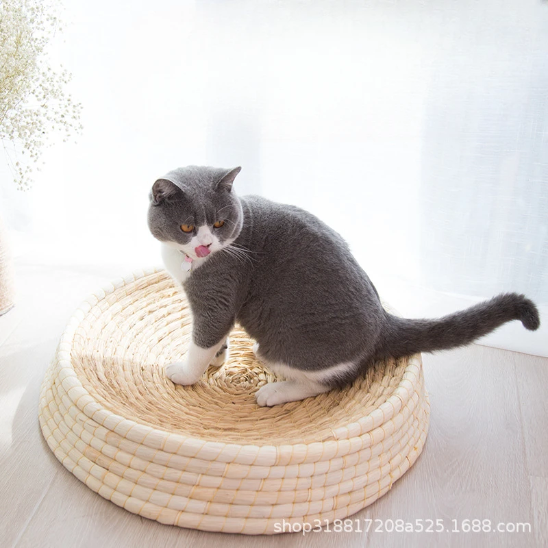 

Grass Woven Cat Nest Breathable and Cool Bowl Shaped Scratch Board Environmentally Friendly Wear-resistant