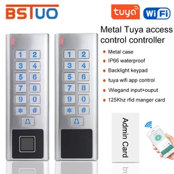 Waterproof Tuya APP Access Control Keyboard Wifi Remote Unlock RFID Fingerprint Access Keypad Digital Door Lock Opener 10000user