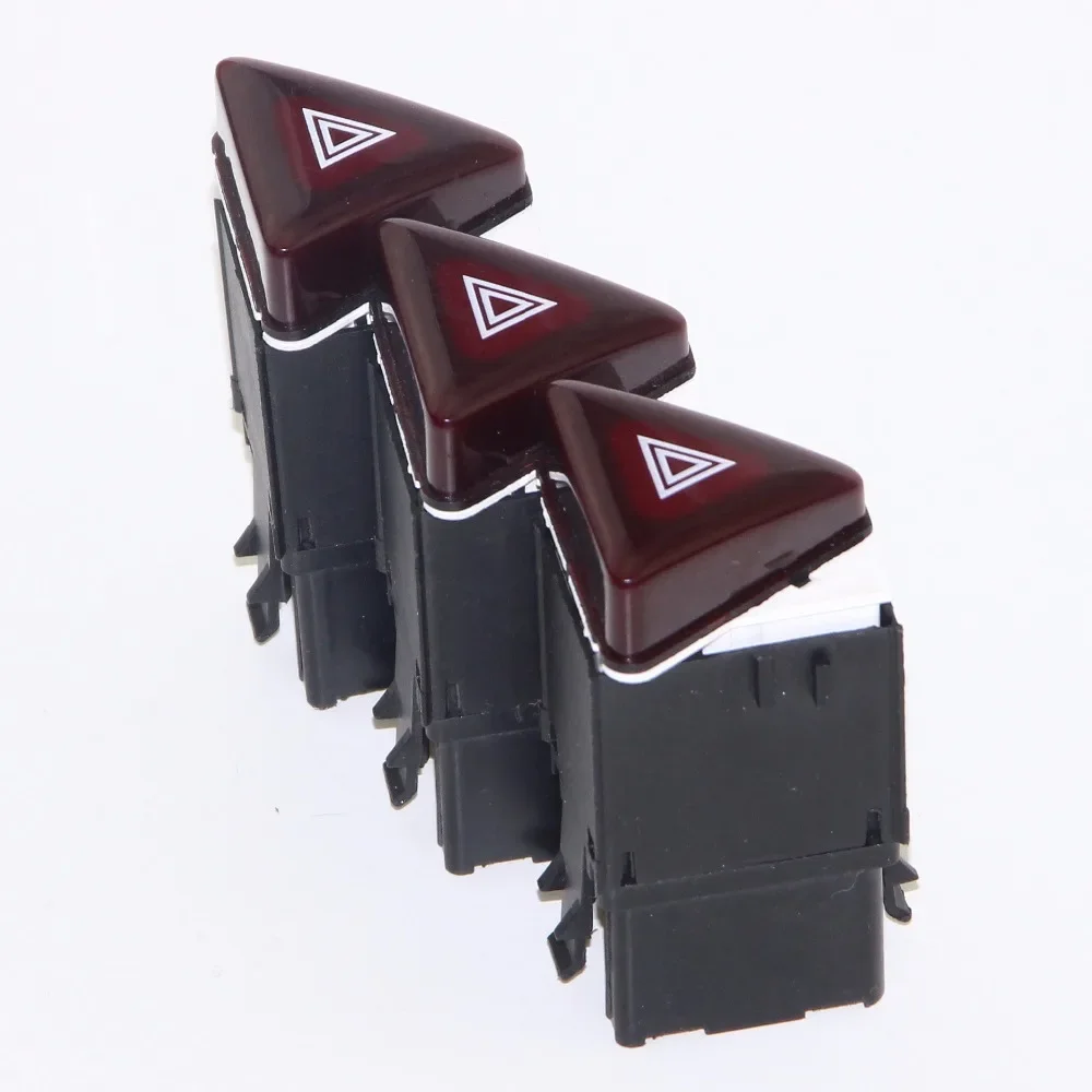 

3pcs Car Accessories Warning Flash Switch Button For VW Jetta Golf MK5 GTI Rabbit 18G 953 509 18G953509 1K0953509A 1K0 953 509A