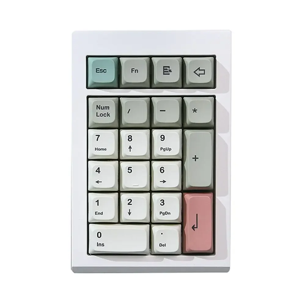 Zuoya Lmk21 Numeric Keypads Kit Aluminum Alloy 21keys 3 Mode Wireless Bluetooth Pad Via Hot Swap Mini Keyboards Kit Number Pads