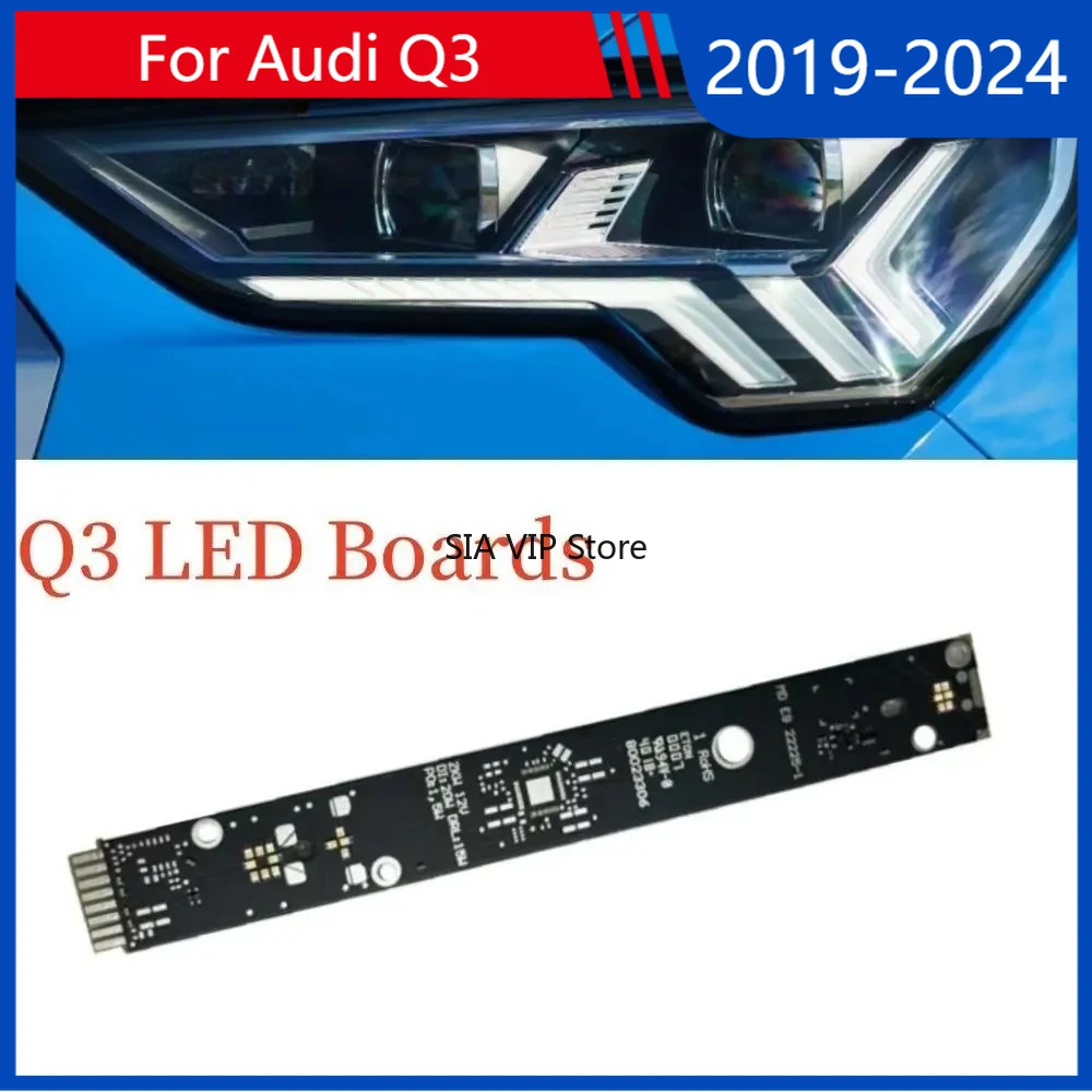 

White For 2019-2024 Audi Q3 OEM 83A941475 Daytime Running Light DRL Board Full LED Headlight Turn Signal Module Chips Angel Eyes
