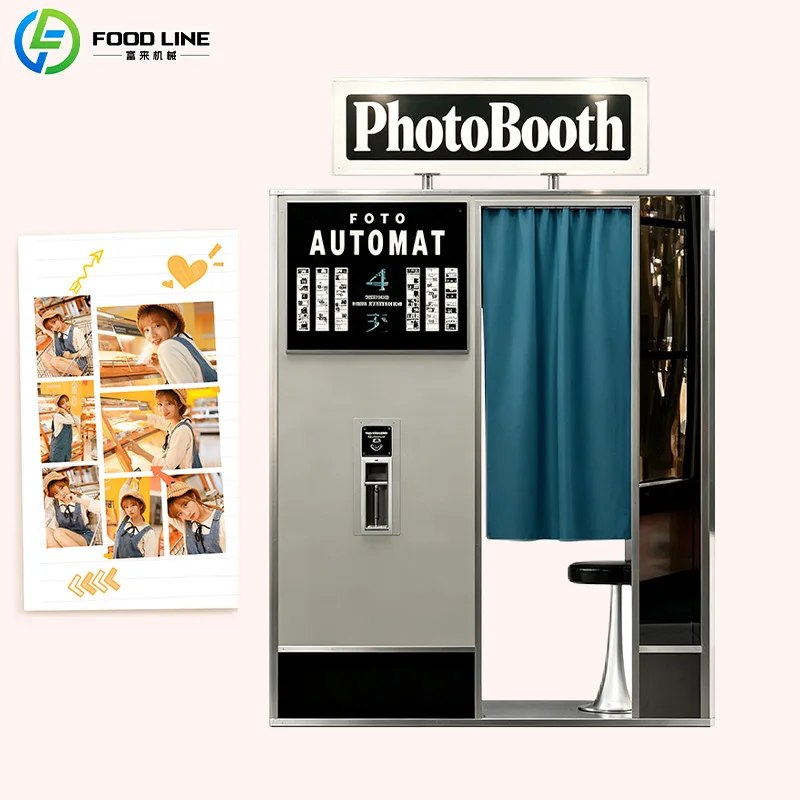 Digital Self Service Photo Station Touch Screen Event Rental Instant Print Photo Booth Machine Customized
