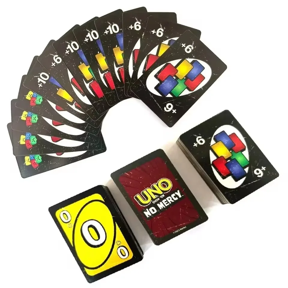 Uno No mercy Game Board Games UNO Cards Table Family Party Entertainment UNO Games Card Toys Children Birthday Christmas