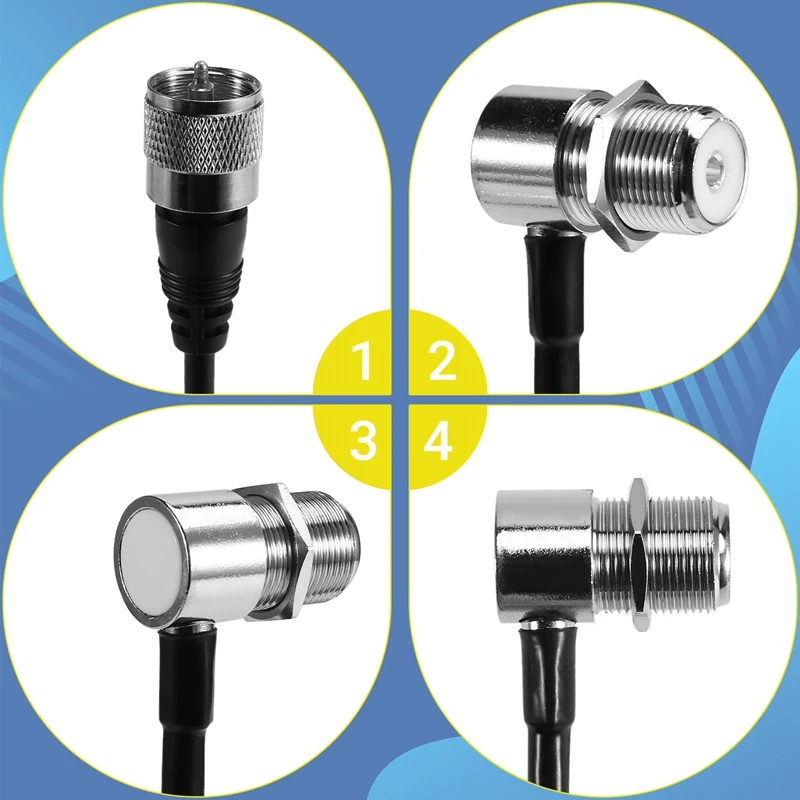 27Mhz CB Radio Antenna, PL259 Male Compatible With Midland, Uniden, Midland,Maxon -Mobile Vehicle Truck Radio Antenna