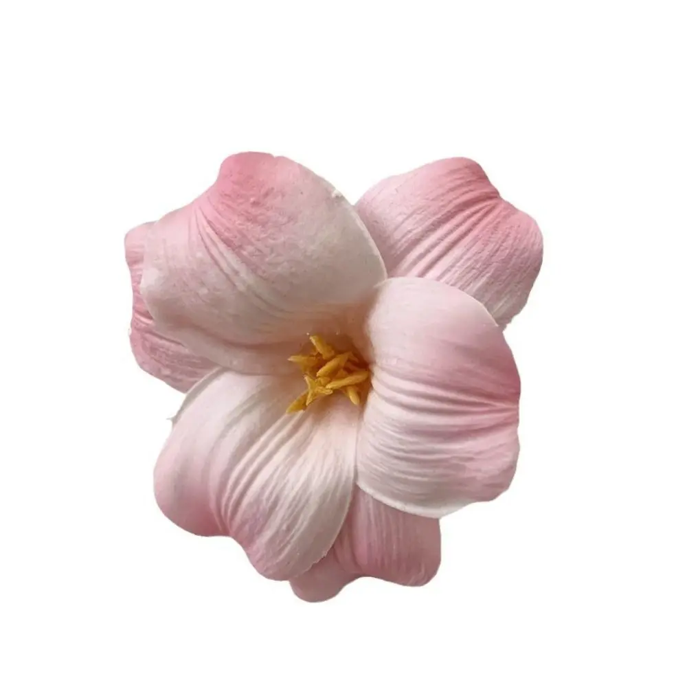 Simple Cloth Simulation Flower Hair Clip Korean Style Seaside Vacation Headwear Tulip Flower Hairpin Headdress Barrettes Girl