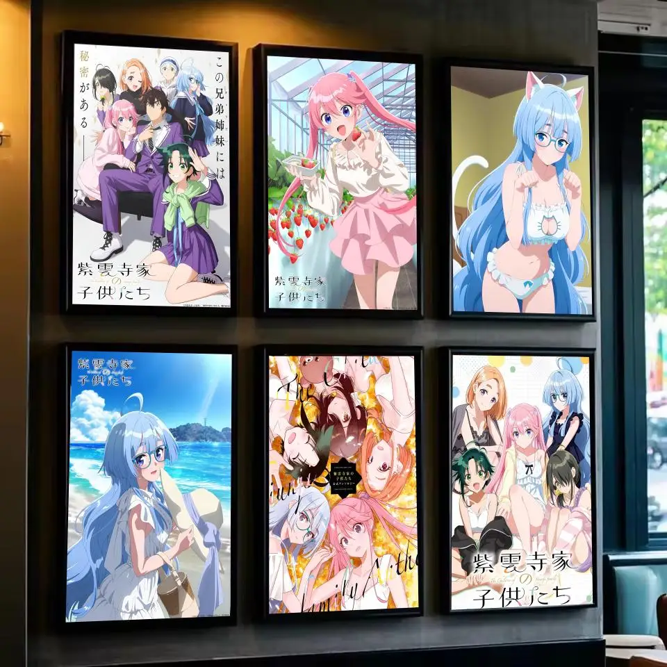 

Hot Sexy Anime S-Shiunji Family ChildrenS Poster For Living Room,bedroom,bar Wall Art Prints Paper Sticker Decoration Gifts