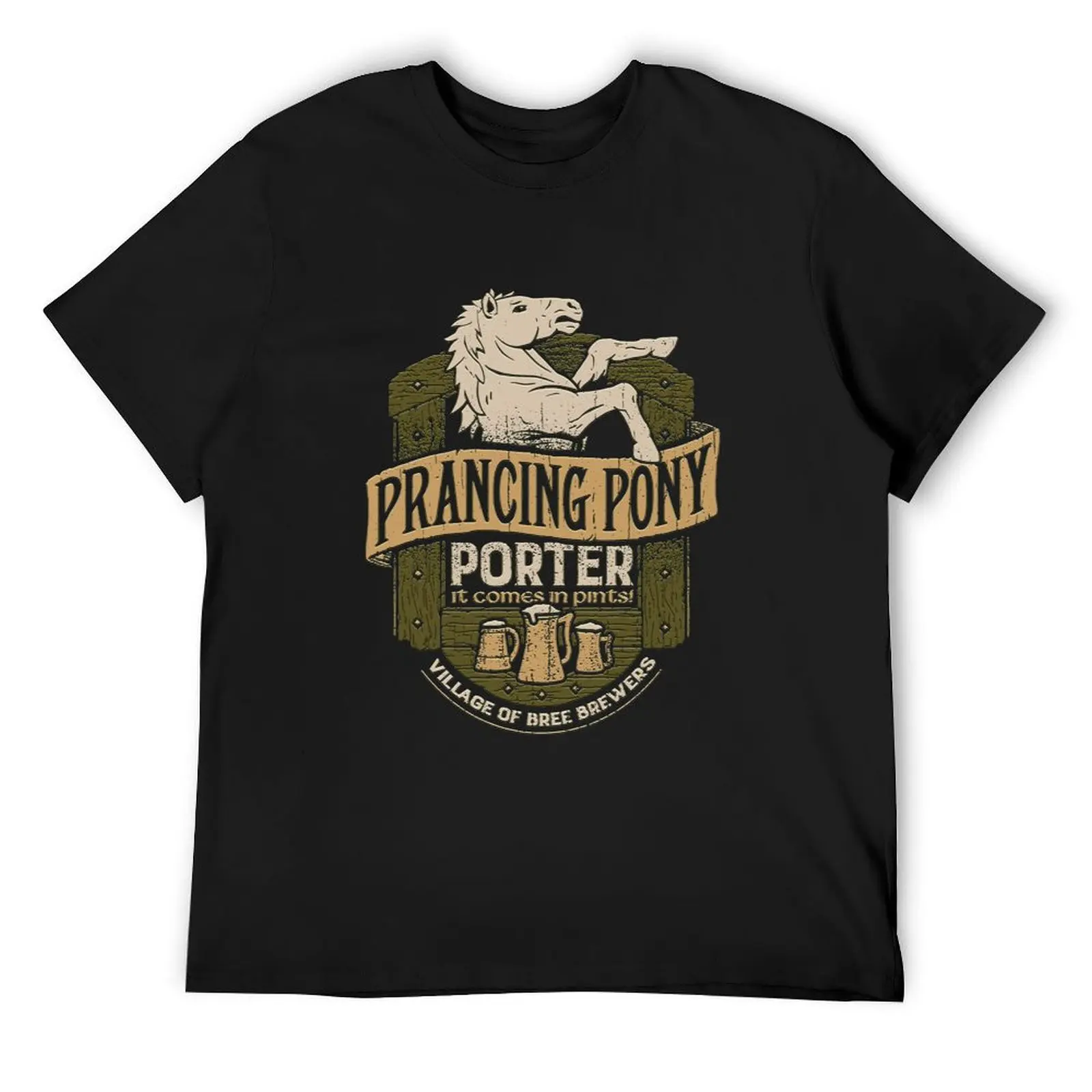 

Prancing Pony TLotR Art 04 T-Shirt animal prinfor boys summer tops clothes men graphic t shirts