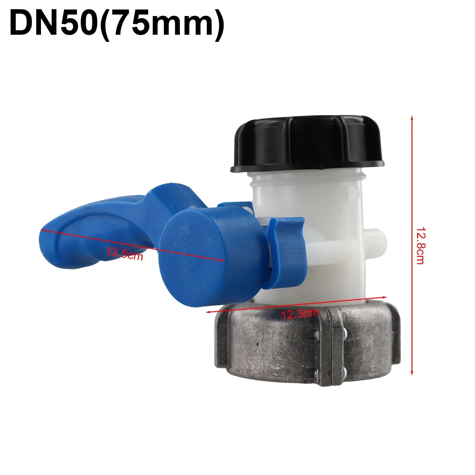 1pcs DN40/DN50 IBC Water Tank Adapter Outlet Tap Stopcock Adapter IBC Tote Tank Hose Garden Water Storage Bucket Accessories