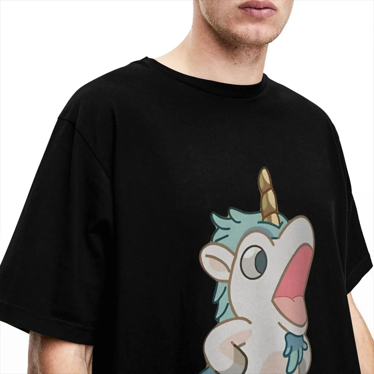 Cartoon T Shirt Beach Unicorse Blueys Vintage T-Shirts Cotton Harajuku Tshirt For Adult Short-Sleeve Casual Tees