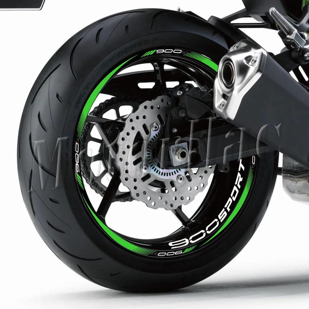 Motorrad-Felgenaufkleber Reflektierende Nabenstreifen-Aufkleber Zubehör Wasserdicht Für Z900 z 900 – Detail 2