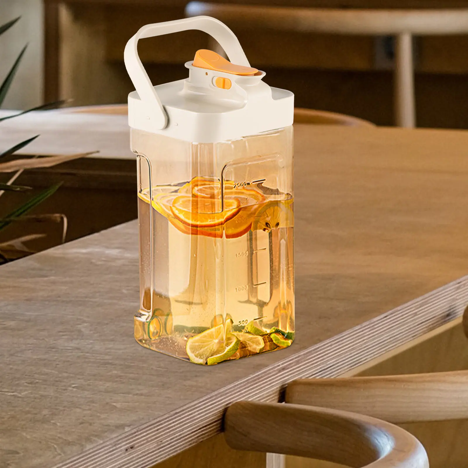 large-capacity-refrigerator-water-pitcher-with-spout-clear-plastic-beverage-dispenser-for-cold-drinks-juice-milk-tea-coffee