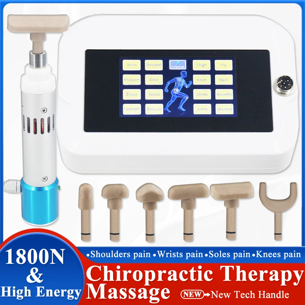 

Electric Chiropractic Gun 1800N Powerful For Spinal Correction Back Pain Relief Massage Professional Electric Massager 2026 New