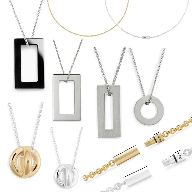 

Classic New Men's Necklace Sterling Silver LG Original Design Arcane Free Shipping Gifts for Men Chains Items