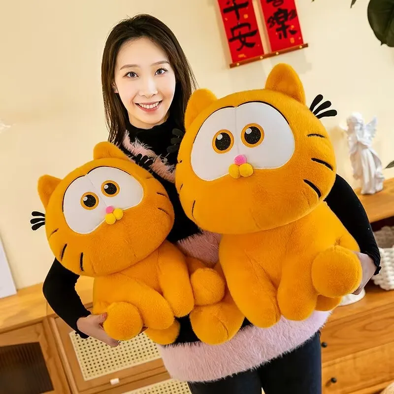 

The New Garfield Plush Toy Sleeping Pillow With A Large Size Is A Good Choice For Giving A Girlfriend'S Birthday Gift