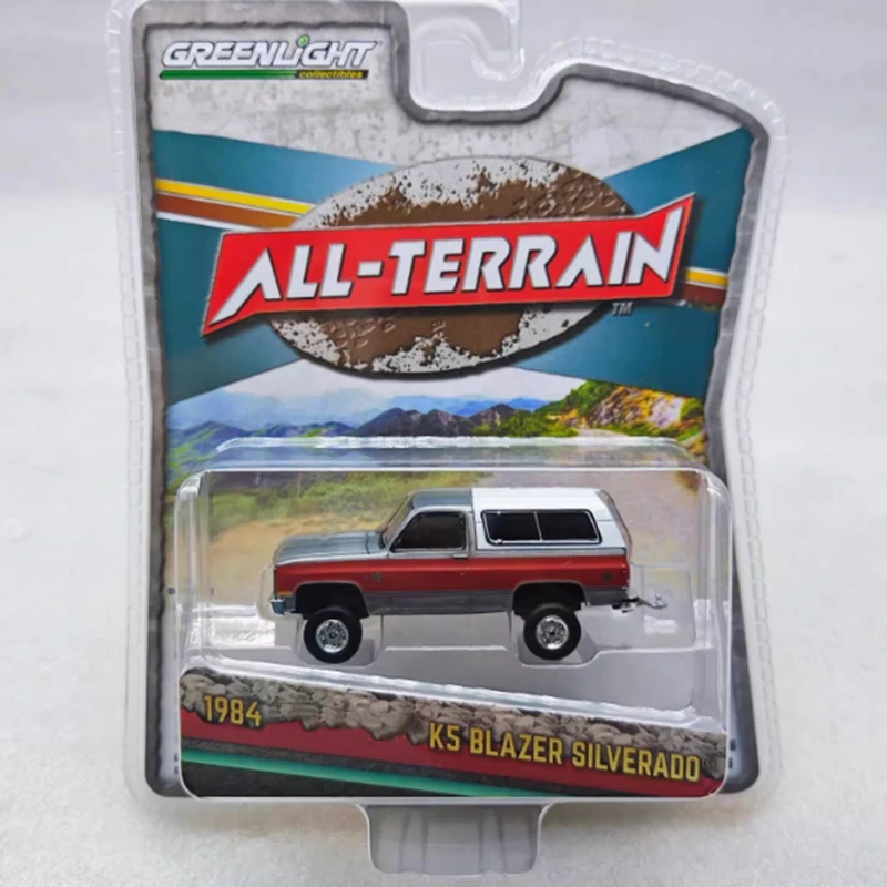 Greenlight 1:64 1984 K5 Blazer Silverado Alloy Car Model Static Display Classic Vehicle Adult Collection Toy