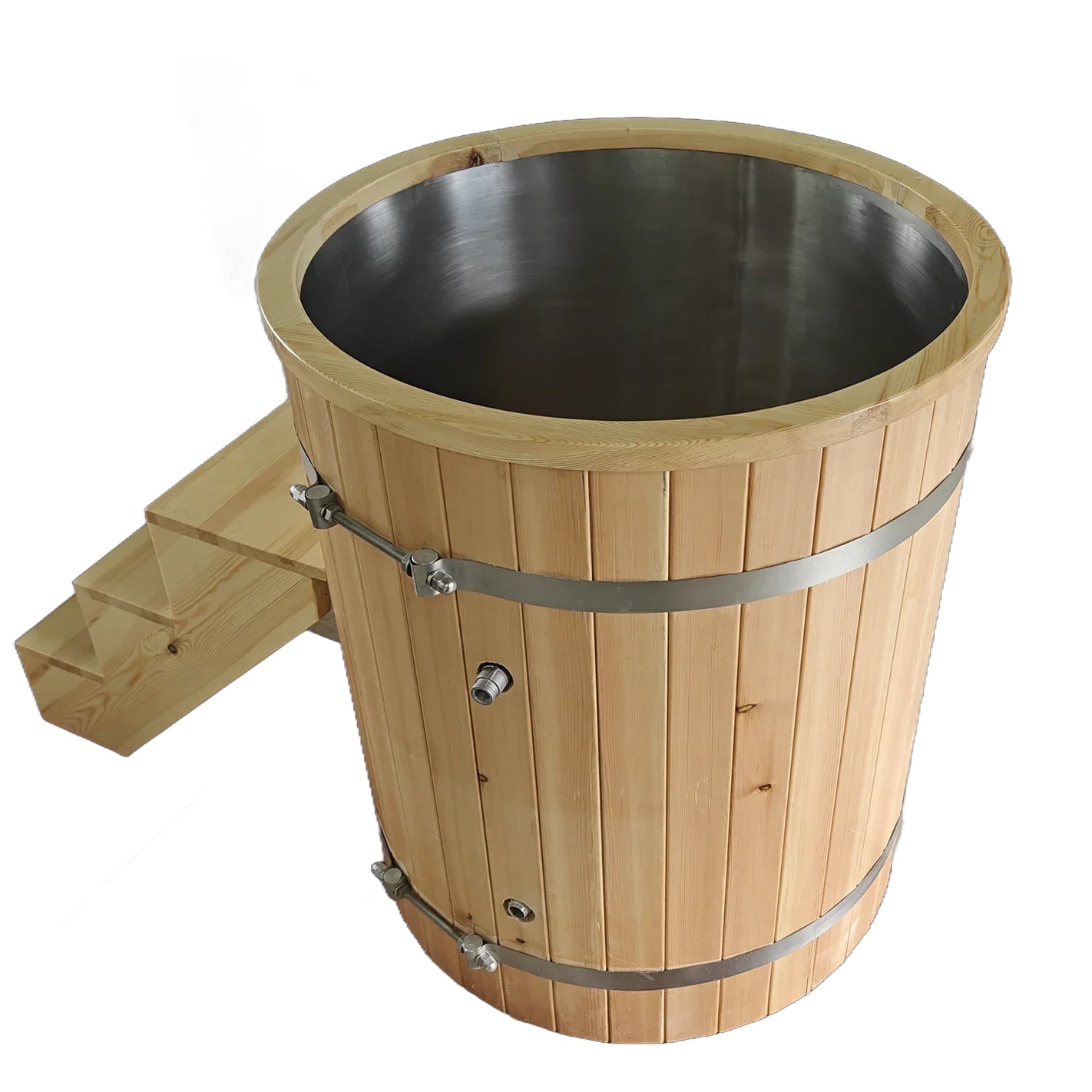 

#For For Cedar Outdoor 100cm Insulated Tub Ice Bath Cold Plunge Lowest Temperature Wooden Ice Plunge Tub&