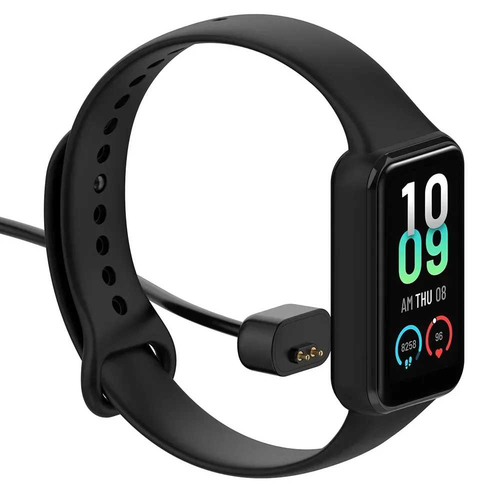 Pengisi daya untuk Amazfit Band 7 penggantian kabel pengisian dasar stasiun Cradle dengan 3.3ft aksesori kabel USB untuk Amazfit Band 7