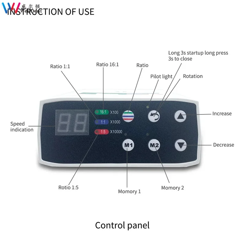 Dental LED electric motor brushless micromotor work with low speed handpiece contra angle