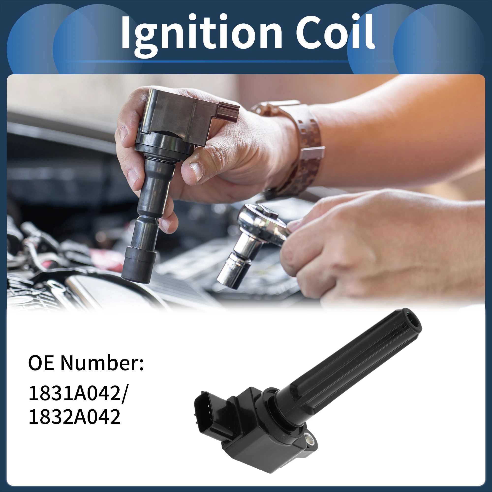 

UXCELL Пакет катушек зажигания No1831A042 для Mitsubishi Lancer L4 2.0L 08-12