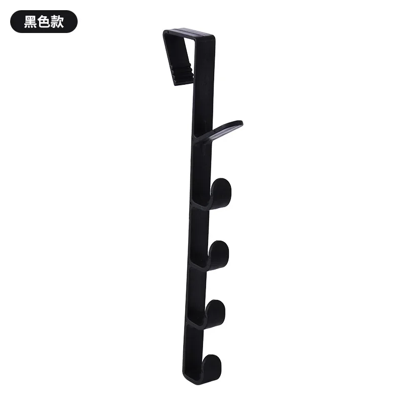 Multifunctional Creative 5 Hooks Portable Wardrobe Coat Hook Kitchen Bathroom Behind The Door Towel Hanger Storage Hooks