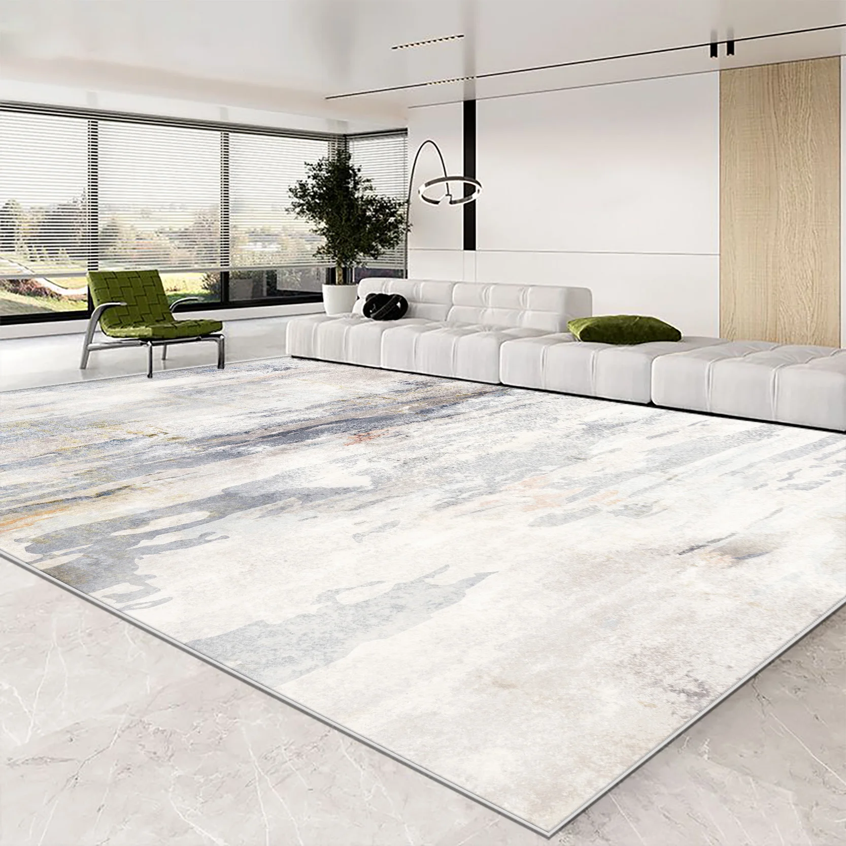 Easy Clean Abstract Style Carpet Living Room Non-slip Bedroom Decor Floor Mat Large Area Sofa Table Area Rugs Customizable Ковер