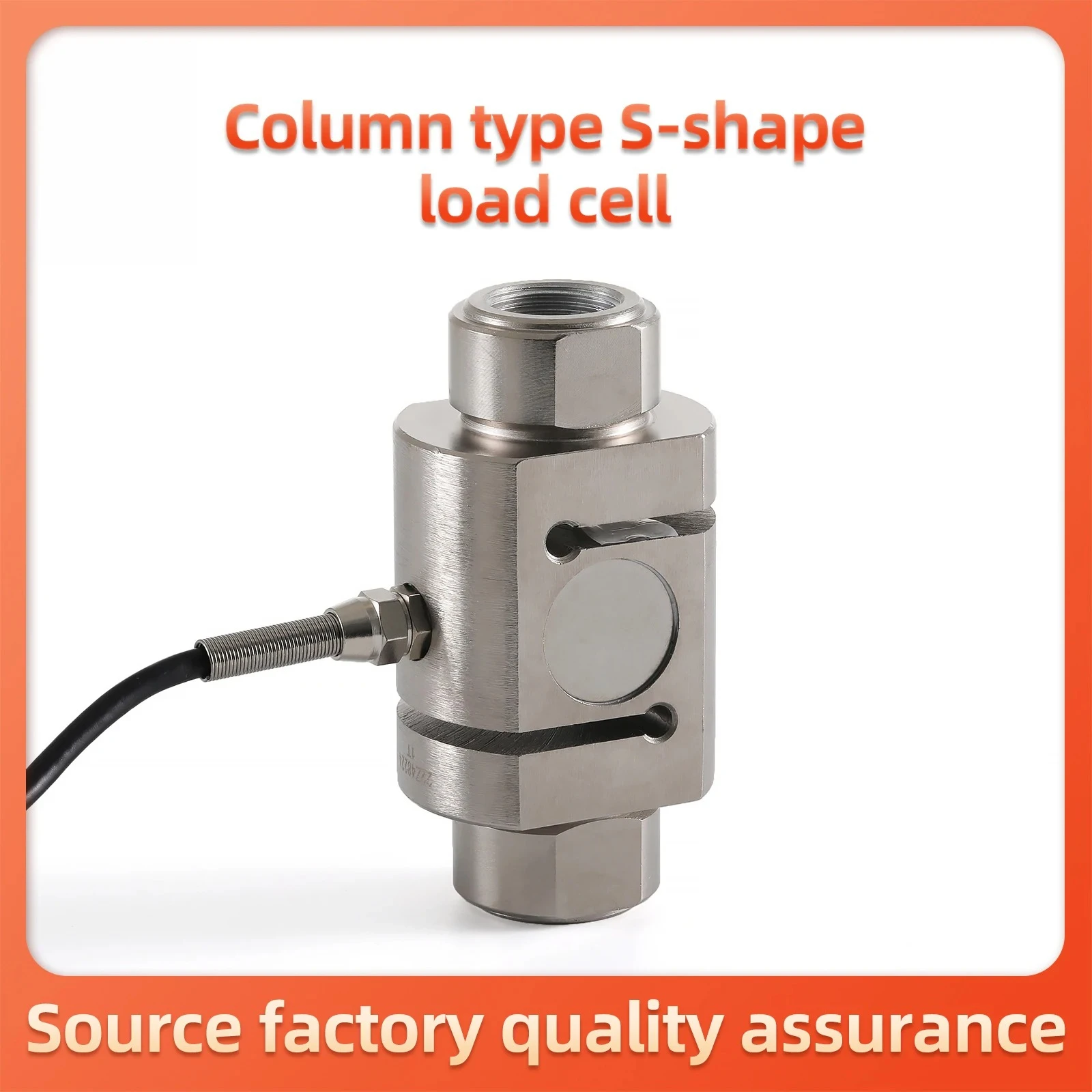 Load cell Column type S-type tension pressure sensor High precision sensor for upper and lower thread holes of weighing hook