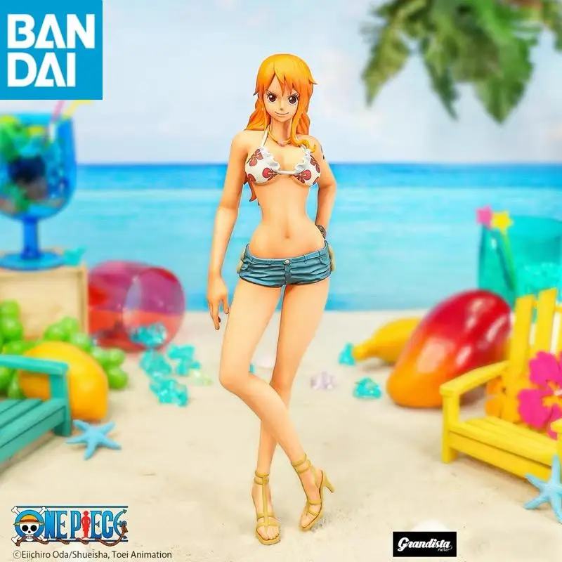 

Japanese Comics A Piece Grandista Nero Nami Limited Edition Figure Anime Action Birthday Gift Desktop Ornaments Bandai Banpresto
