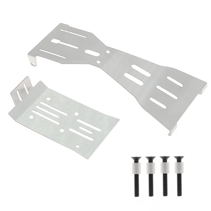 MACH-RC Car Upgrade Stainless Steel Base Guard Plate Kit For 1/10 Arrma FURY MEGA RC Car Accessories