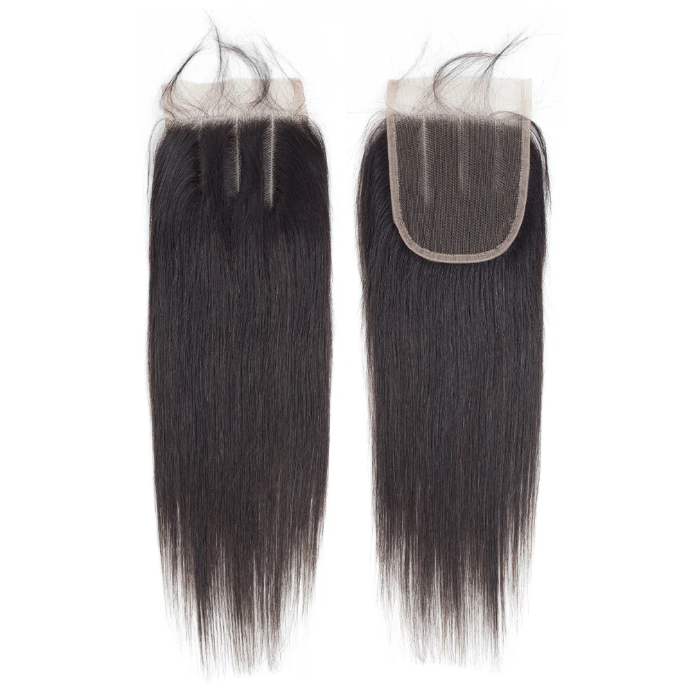 Perruque Brésilienne Naturelle, Cheveux Lisses, 13x4, 4x4, 6x6, 5x5, 24 Pouces, pour Femme