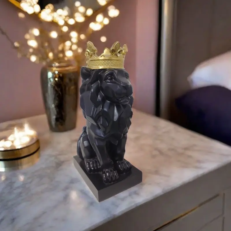 Mutihome Nordic Minimalism Room Decoration Home Decor Items Lion Ornament Living Room Foyer Light Luxury Home Decoration